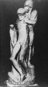 Fig. 2: Michaelangelo, Pietà Rondanini. Marble, 1564. Milan. Castello Sforzesco.