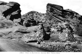 Once behind the dyke and through the little town, they entered a different world. The gigantic red rocks loomed ahead as they drove through the new stone gates that marked the entrance to the park.