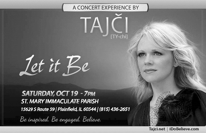 Our Family in Faith International Singing Star, Tatiana (Tajči) to Perform 7:00 PM on Saturday, October 19, 2013 St.
