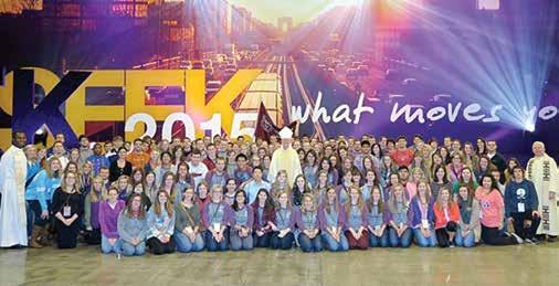 from the Diocese By Andy Telli Nashville, TN The founder of the Fellowship of Catholic University Students (FOCUS) implored nearly 10,000 young adults to put Christ first in their lives so they can