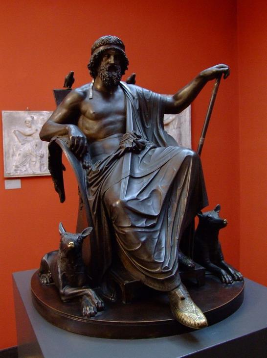 Fig. 8: Hermann Ernst Freund s very classical impression of the supreme god of the Æsir in bronze; Odin (88), at the Ny Carlsberg Glyptotek in Copenhagen.