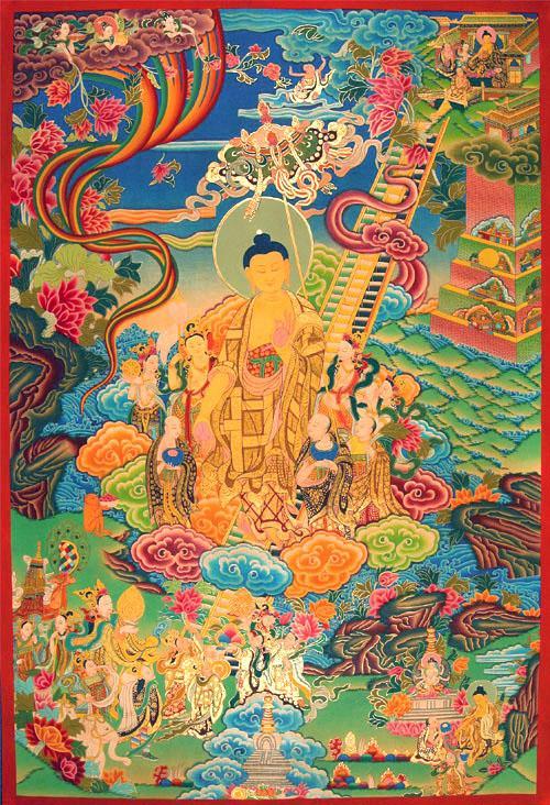However, these renditions of the story do not seem to have taken over the developing Mahāyāna uniformly, but to have just been one of many currents rising and falling over time within its various