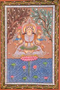 Her highly developed association with the lotus and its popularization in Buddhism and Indian spirituality and her Jātakas specifically relate her to later forms of Hindu lotus-born or lotus-seated