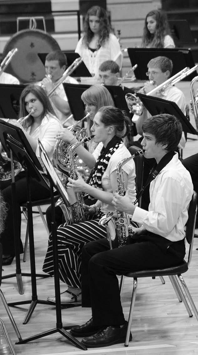 The Band is under the leadership of Director Jessica Meier [photos by Robin Handy].