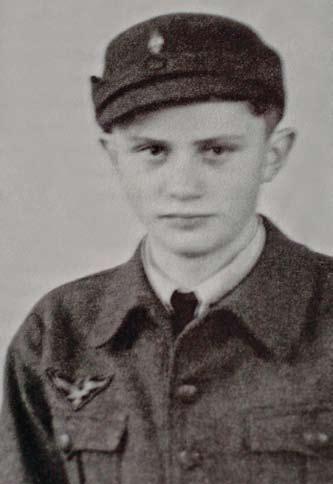 46 POPE BENEDICT XVI Joseph Ratzinger poses in uniform in this 1943 photo.