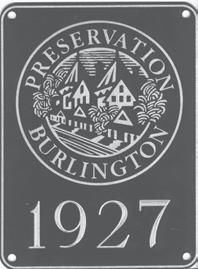 org Historic Building Markers Preservation Burlington Historic Markers