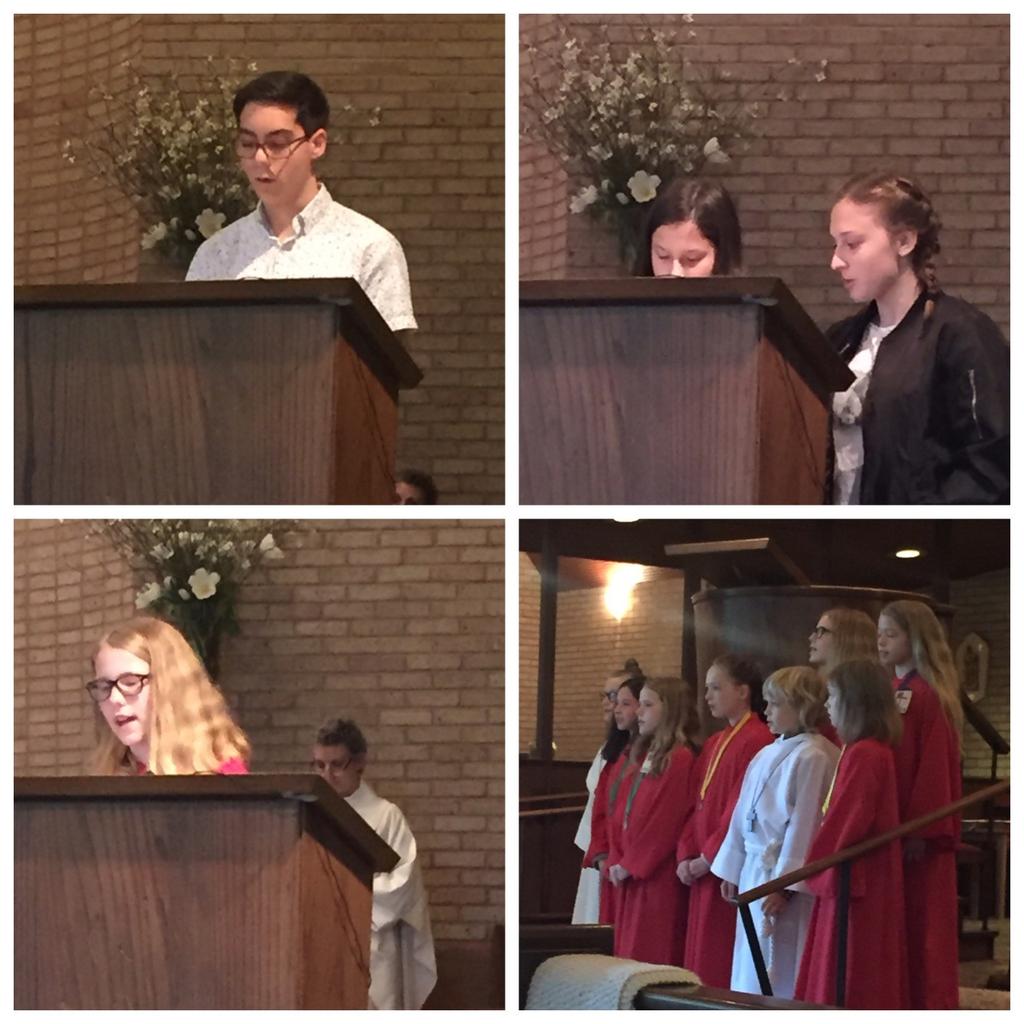 Formation Youth Ministry News by Sommer Pearson, Interim Youth Director We've just finished up another successful Youth Sunday.