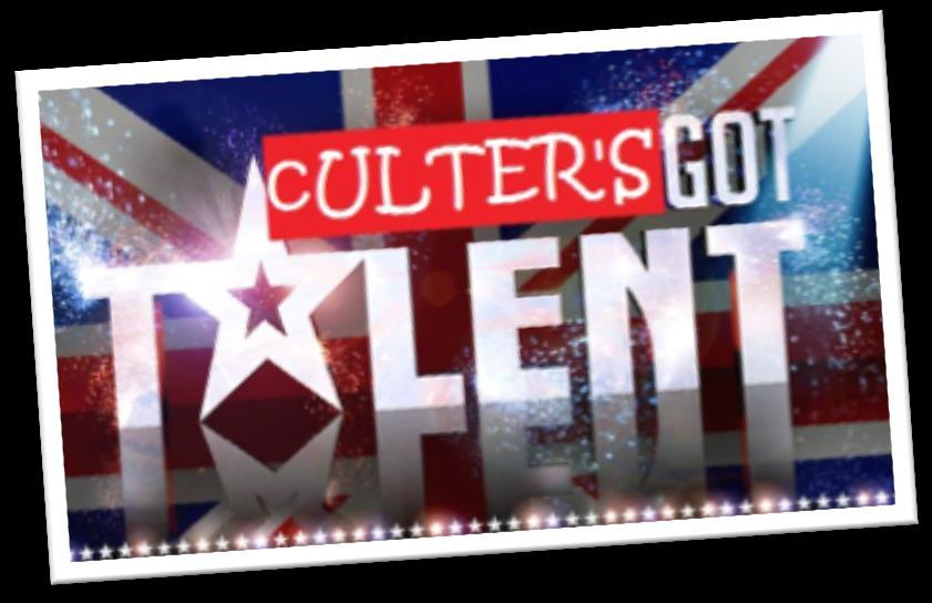 30 pm Culter s Got Talent If you would like to take part, email the church office secretary@culterkirk.co.uk Open to people of all ages.