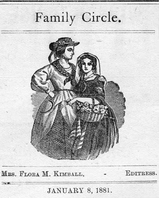 Flora Kimball was a frequent, and popular, contributor to the pages of the California Patron, the publication of the State Grange of California, writing on issues of relevance to women in the state s