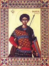 The Greek Australian VEMA OCTOBER 2008 20/38 TO BHMA Saint Demetrios was born in Thesaloniki, Greece in 270 AD.