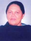 She was an active social worker and well known in Jabalpur for her selfless service in different spheres.