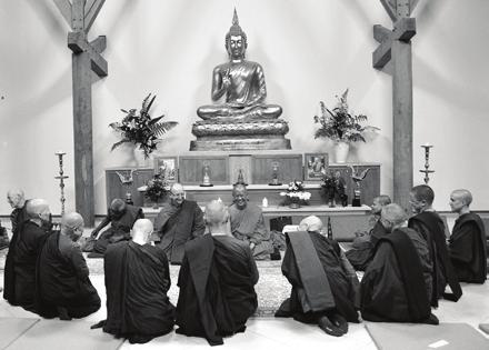 A Thread of Path and Practice by Ajahn Karunadhammo, Abhayagiri Monastery, USA Walking quietly into the early morning Temple, with Luang Por Sumedho holding the space usually just a few monks and