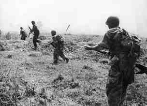 fighting and dying. By 1954, French forces in Indochina totalled over 55,000.