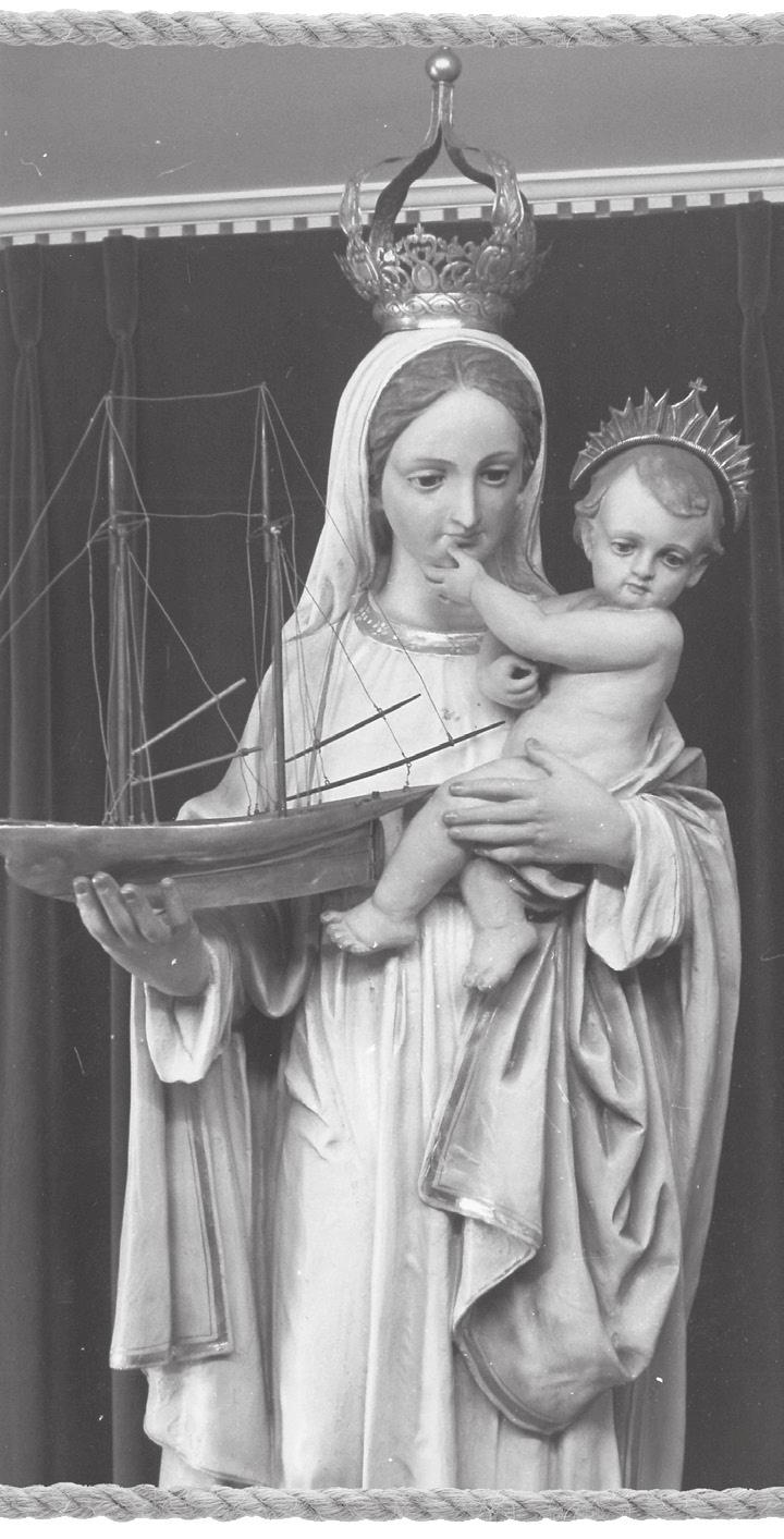 Devotion to Our Lady of Good Voyage followed the Portuguese and Spanish immigrants who went throughout the world to continue their work on the sea, and who brought with them their piety and faith.
