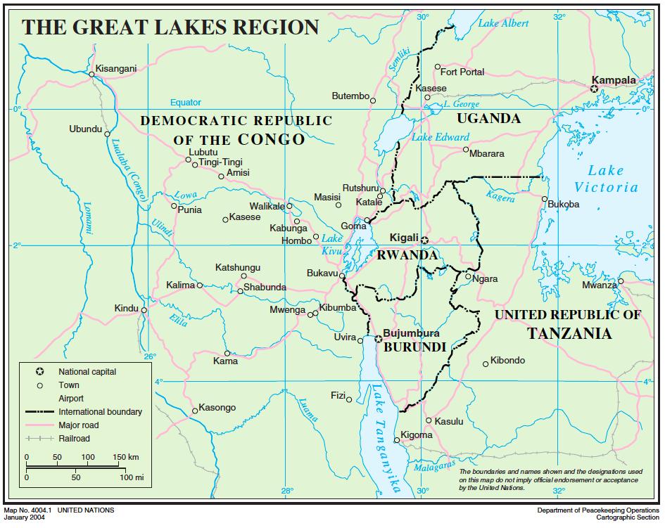 Appendix 3: The Great Lakes Region Cited the 16 August 2014