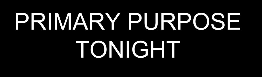 PRIMARY PURPOSE TONIGHT Our primary purpose tonight is to show that God works with His errant people the same way in the New Testament as He did in the Old Testament.