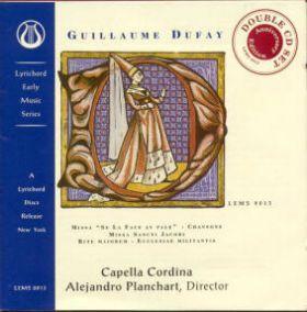 Guillaume Dufay, "Missa 'Se la face ay Pale' [1460] [Si la face est pale] Mass based on the song "If the face is pale" Guillaume Dufay, France Polyphony Mass: five musical movements: Kyrie; Gloria;