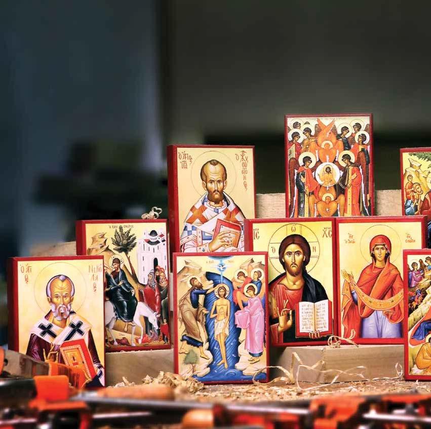 LEGACY ICONS The Department of Religious Education offers exclusive reproductions of icons by the hand of Athanasios Clark.