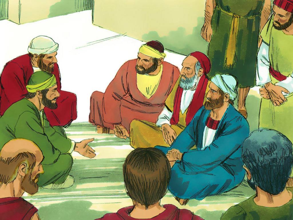 6. On the first day of the week (Sunday) Paul and all of the Christians met together to take the Lord s Supper. Everyone was so happy that Paul was with them.