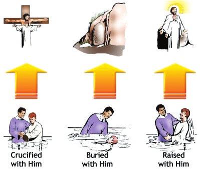 BAPTISM AND THE CROSS The link between baptism and the cross begins in the Old Testament.