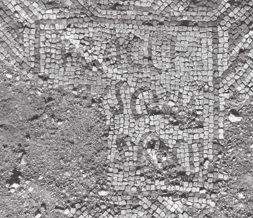 Nikola in Jurandvor - mosaic inscription nr. 1. Fig.