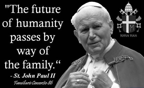 We have completed our study of Pope John Paul II's Apostolic Exhortation, Familiaris Consortio, which explains the role of the family in the modern world.