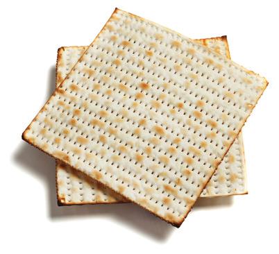 crackers. Matzah is a special bread made without yeast that is similar to what the Israelites took with them when they quickly escaped Egypt.