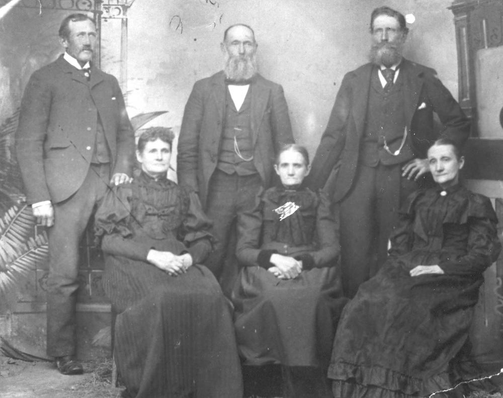 This is a classic picture of Peter E. Van Orden along with some of his living siblings. It was taken before May 1883 when Sarah Louisa passed away.