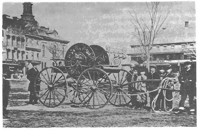 Niagara H ose R eel-1863 photo the cost o f the engine. This engine, Numbe r 34 8, is still operative in 19 67. By 1853 the Neptune Company had two more engines.
