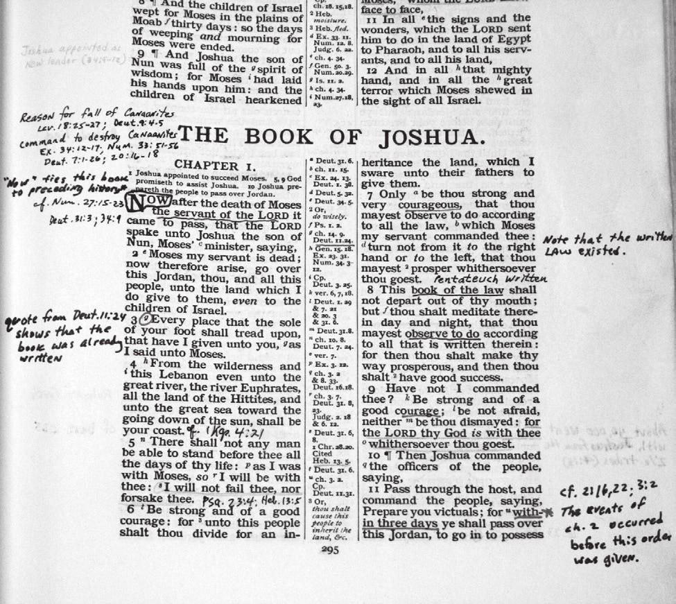 The book of Joshua derives its name from the principal character in the book. The name Joshua means Jehovah is salvation. The Greek spelling of the name of Joshua is Iesous (Jesus; cf. Acts 7:45; Heb.