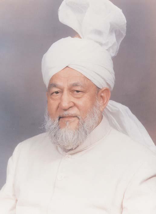His maternal grandfather, Hadhrat Dr Abdus-Sattar Shah, was a devoted companion of the Promsied Messiah, whose lineage can be traced back to Hadhrat Ali He was educated at Government College Lahore