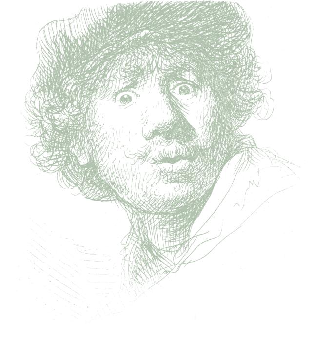 Rembrandt did not follow artistic