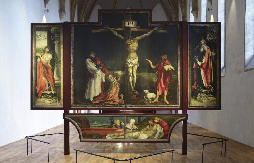 Fig 1: Isenheim Altarpiece (closed position); Crucifixion.
