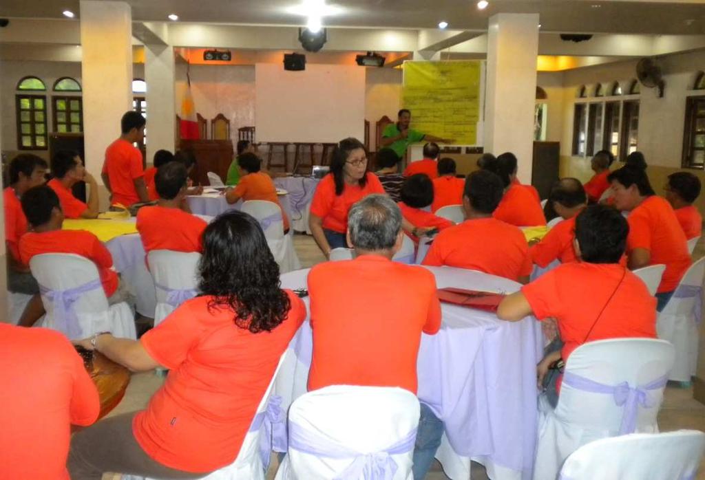 The event was also a way of bringing the local officials and members of the community (local partners and stakeholders) closer together and to work hand-in-hand not only during times of disasters but