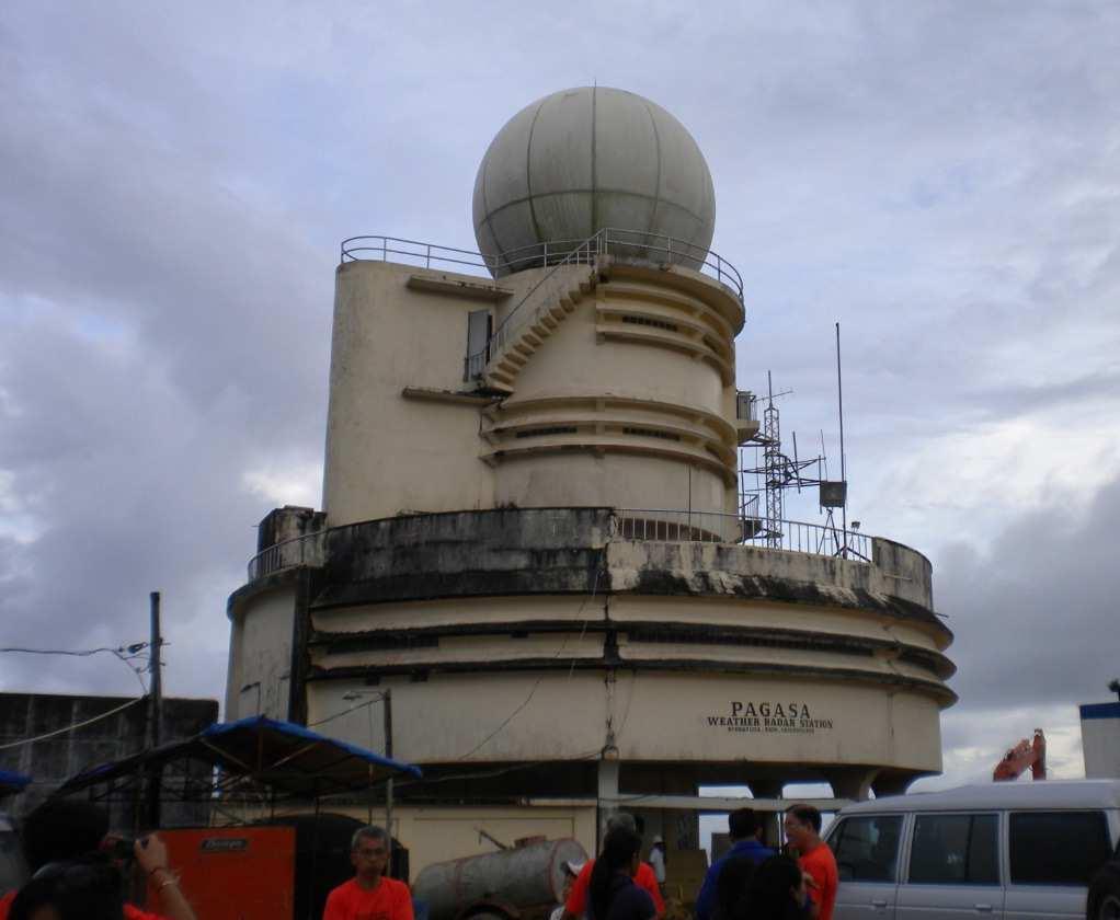 (Weather Bureau) Radar station (top right) accompanied by