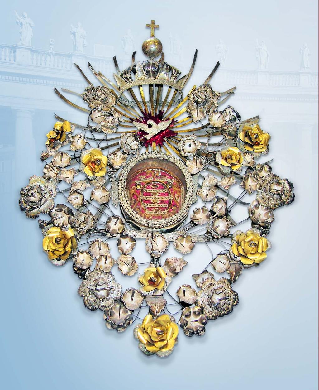 President s Message This gold and silver reliquary contains bones that for centuries have been believed to belong to Saint Peter, Saint Paul, and possibly other saints including Anne and