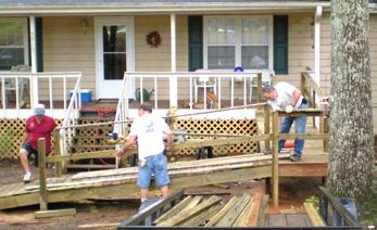 District Happenings - Didjano That... DISTRICT 11 - (DD Frank Moran)... That members of Sweetwater Council built a wheelchair ramp for a St. Theresa Parishioner.