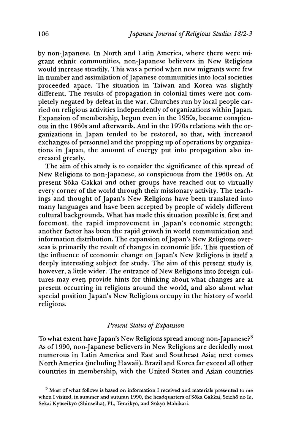 106 Japanese Journal of Religious Studies 18/2-3 by non-japanese.