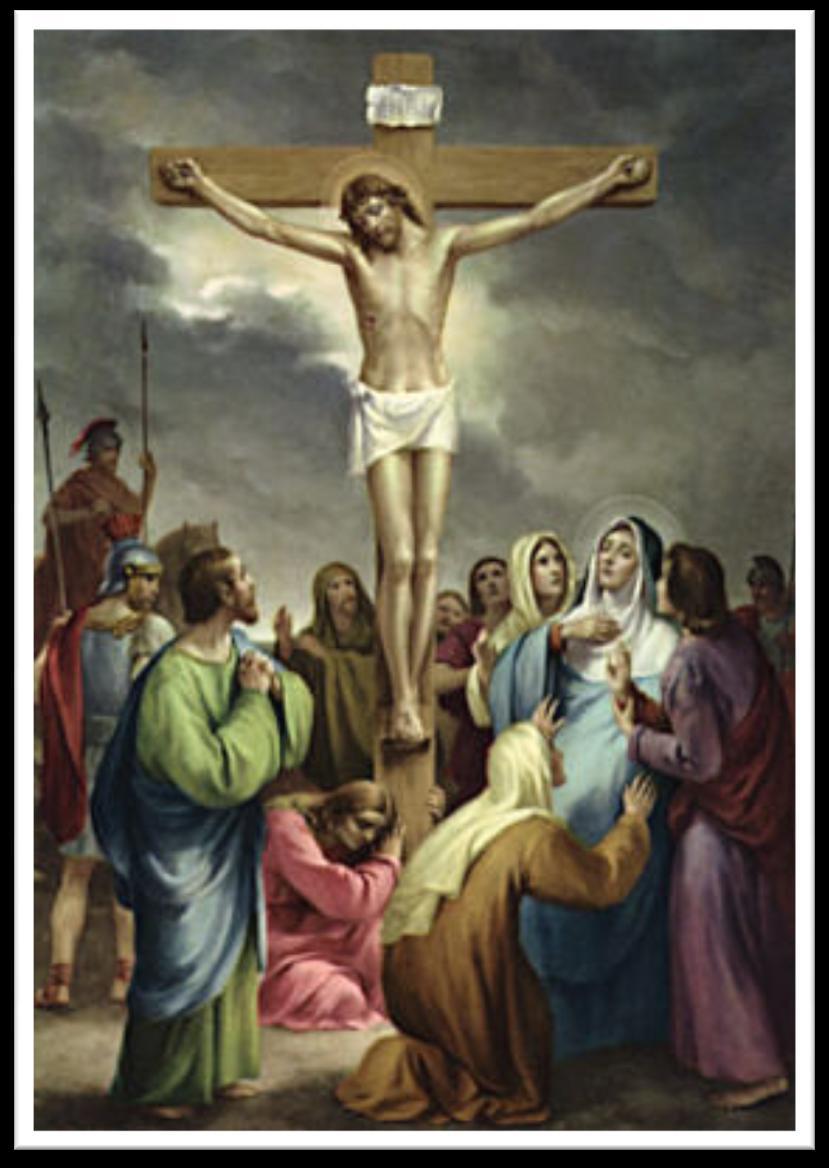 XII. TWELFTH STATION Jesus Dies on the Cross DEAR JESUS, You are hanging on the cross and dying. / You are dying for me / so that I can be God's child / and go to Heaven.