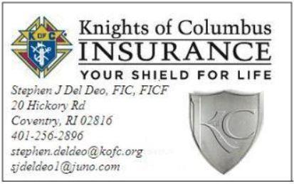 JUNE 2017 VOLUME 8, ISSUE 6 SUCCESSFUL KANDI DRIVE Stephen Del Deo Insurance Field Agent As the Worthy Grand Knight notes in his column this month, our