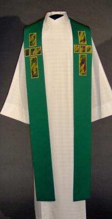 Is the proper Mass vestment for the main celebrant and its color varies according to the liturgical