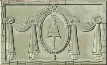 The bell symbolizes the calling to worship and the need of priority for the things of God over the secular (the