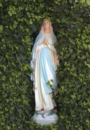 Immaculate Mary, Our Lady of Lourdes The beautiful lady appeared to Bernadette 17 more times; the last time on