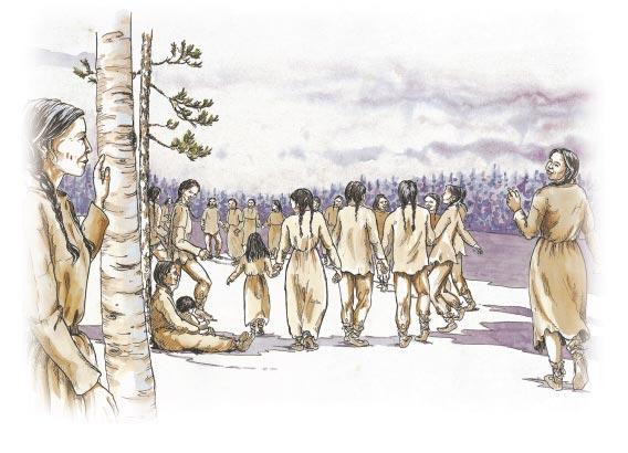 STORY NUMBER 5 A Child Lost It was springtime in an area close to Rae in the Northwest Territories. A large group of people had a spring hunting camp along a river. The spring hunt was over.