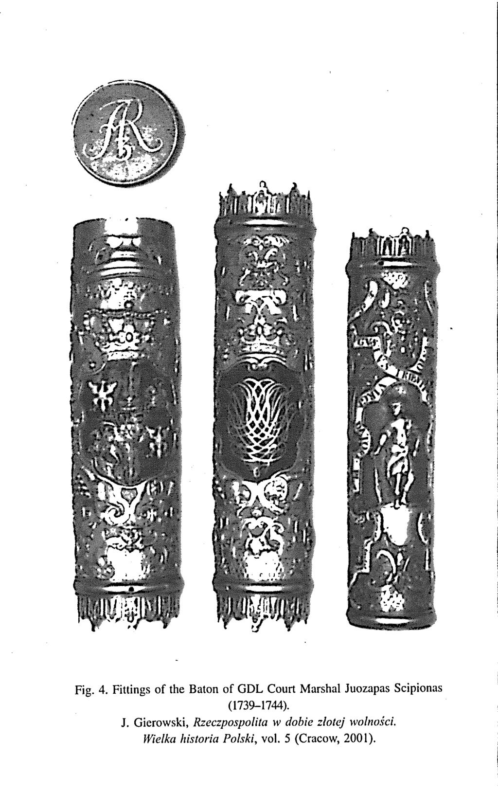 Fig. 4. Fittings of the Baton of GDL Court Marshal Ju
