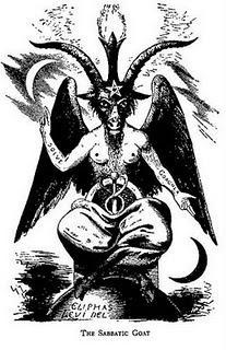 Satan and his Great General Counsel (The Goat Head is the greatest sign in Satan worship; Also known as Baphomet.) (Roger Morneau gives a detailed testimony of Satan's General Counsel.