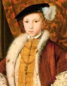 Protestant Edward VI Boy king (9 years old on throne, 1547) too young to rule on his own regent ruled country for him Edward s first regent was his Protestant uncle, Edward Seymour (Duke of Somerset)