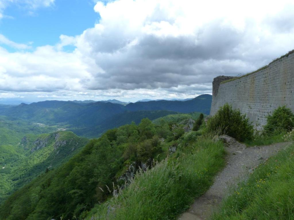 Many of the rites and initiations of the Cathars carried them deep into these caves, high up in the mountains here, sometimes for months, days or years.