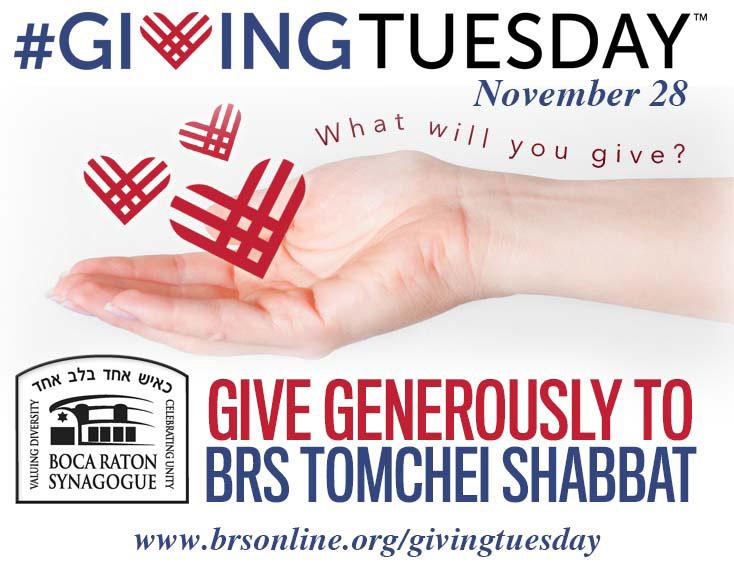 On Tuesday, November 28, we will, once again, be celebrating Giving Tuesday.