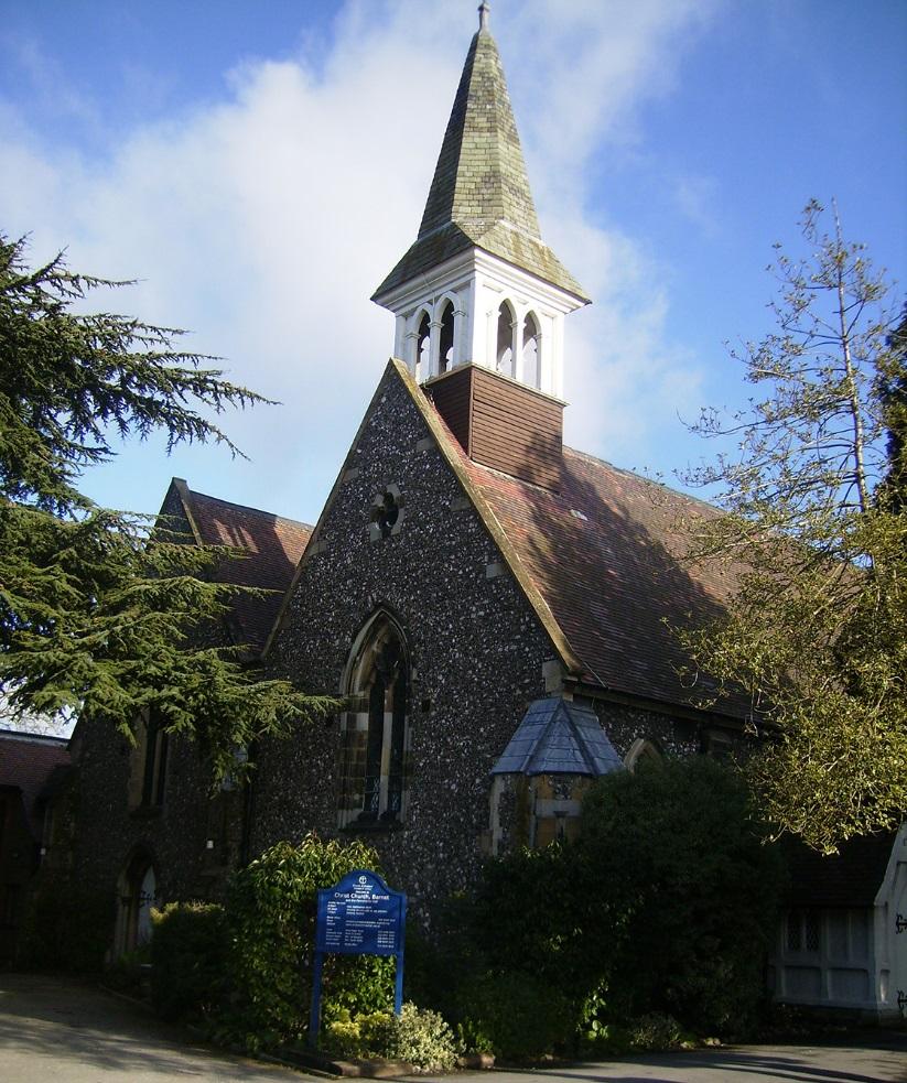 THE CHURCH Christ Church became a parish church in 1853.